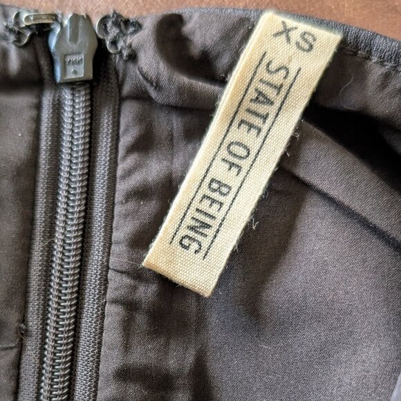 Black cutout mid-length dress - Picture 3 of 3